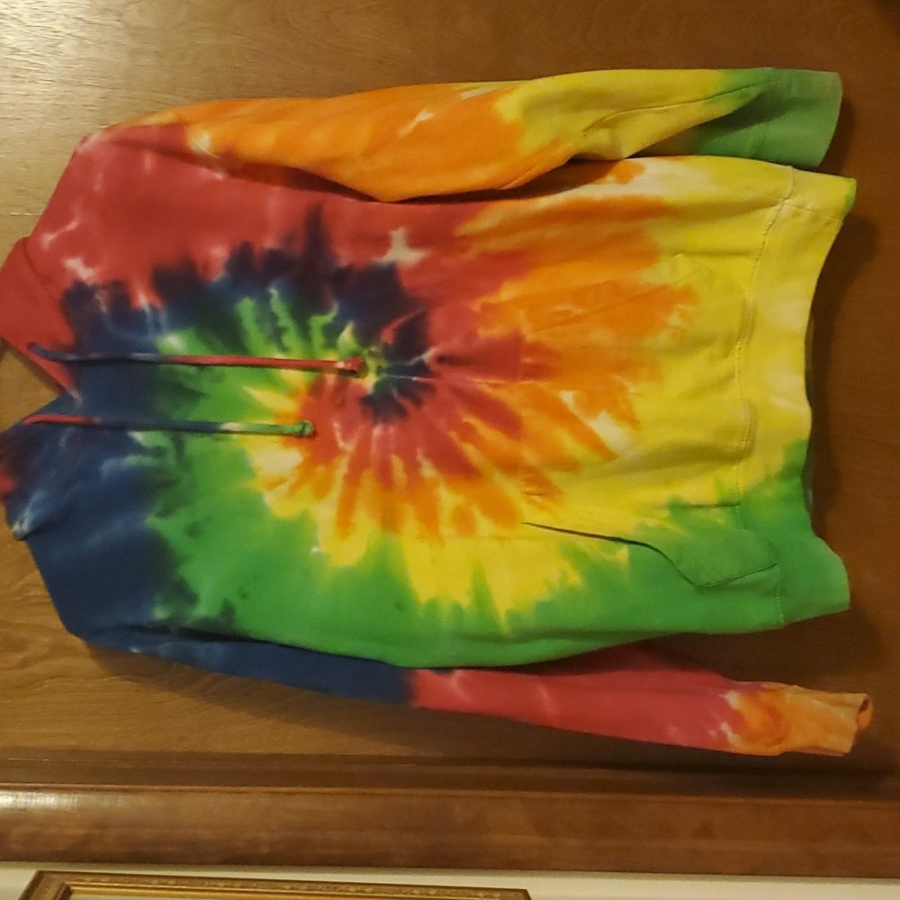 Exist Vibrant Tie Dye Hoodie Ladies M